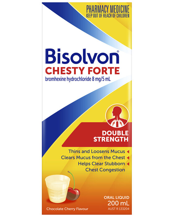 Bisolvon Chesty Forte Liquid 200mL