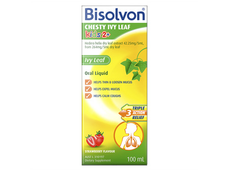 Bisolvon Chesty Ivy Leaf Kids 2+ Liquid 100mL
