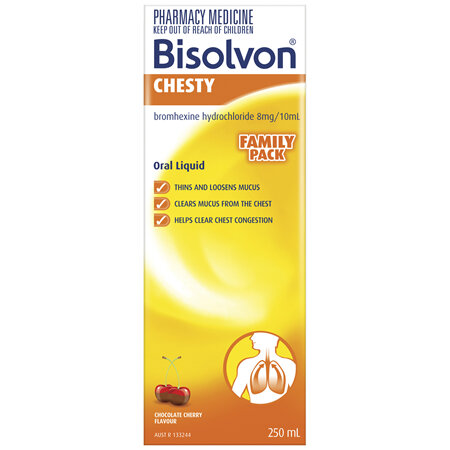 Bisolvon Chesty Liquid 250mL