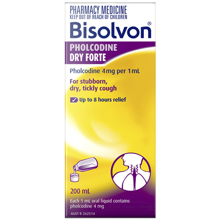 Bisolvon Pholcodine Dry Forte Liquid 200mL