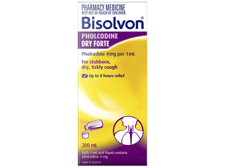 Bisolvon Pholcodine Dry Forte Liquid 200mL