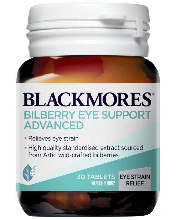 Blackmores Bilberry Eye Support Advanced 30 Tablets