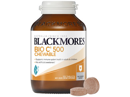 Blackmores Bio C 500 Chewable 125 Tablets