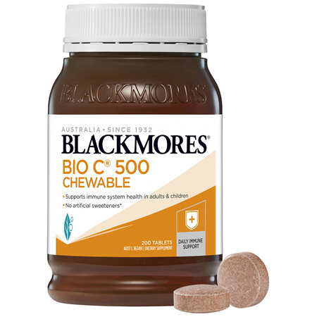 Blackmores Bio C 500 Chewable 200 Tablets
