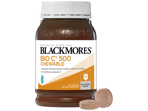 Blackmores Bio C 500 Chewable 200 Tablets