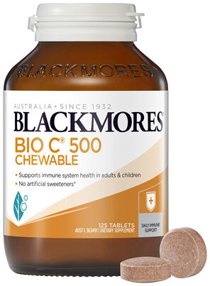 Blackmores Bio C 500 Chewable Tablets 125pack