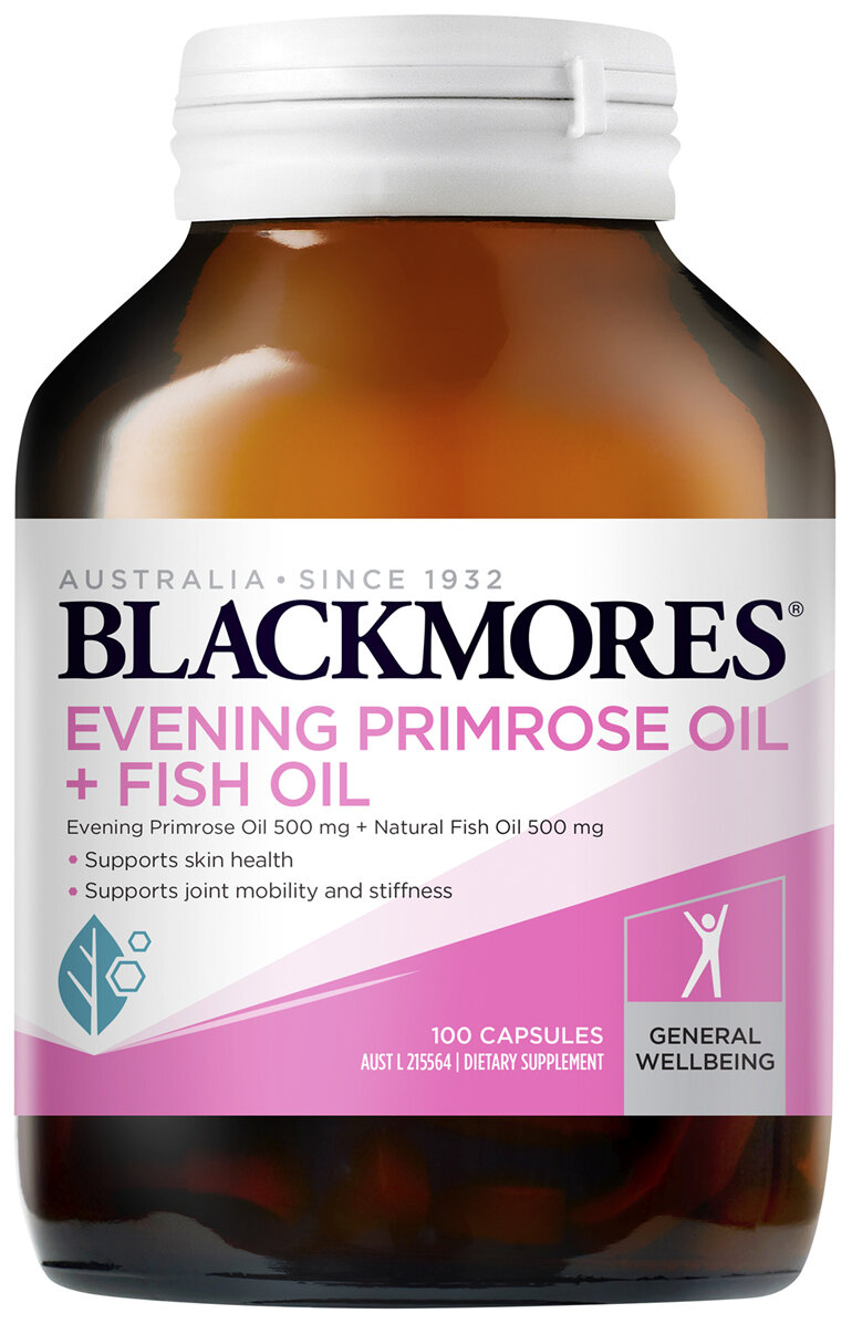 Blackmores Evening Primrose Oil + Fish Oil 100 Capsules