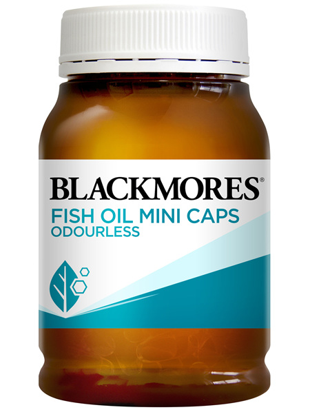 Blackmores Fish Oil Mini Caps Odourless 400 Capsules