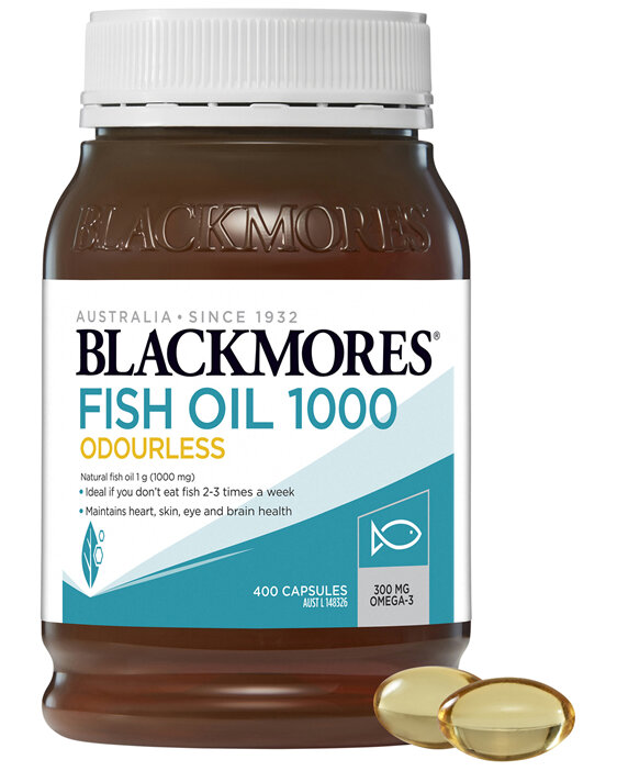 Blackmores Fish Oil Mini Caps Odourless 400 Capsules