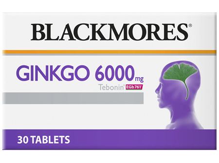 Blackmores Ginkgo 6000mg Tebonin (30)