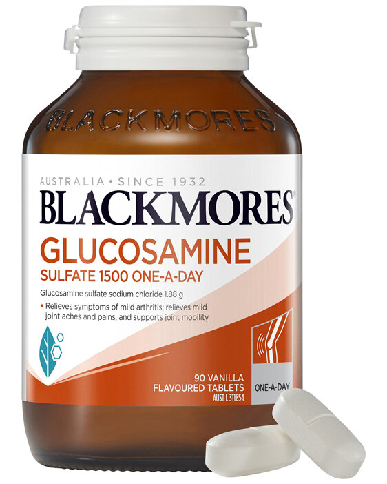 Blackmores Glucosamine Sulfate 1500 One-A-Day 90 Tablets