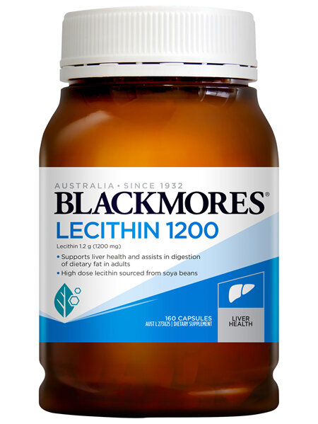 Blackmores Lecithin 1200 160 Capsules