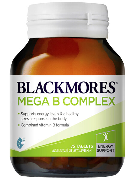Blackmores Mega B Complex 75 Tablets