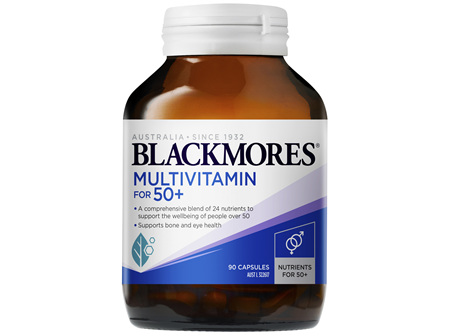 Blackmores Multivitamin for 50+ 90 Capsules