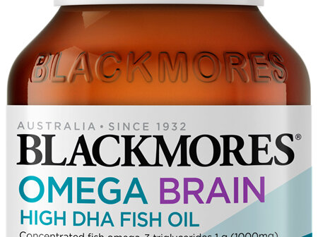 Blackmores Omega Brain High DHA Fish Oil 60 Capsules