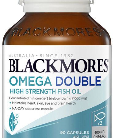 Blackmores Omega Double High Strength Fish Oil 90 Capsules