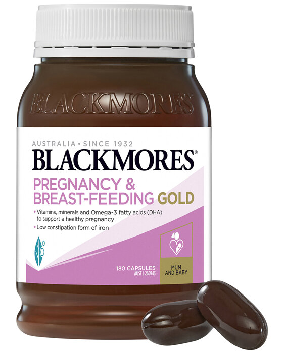 Blackmores Pregnancy and Breast-Feeding Gold 180 Capsules