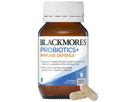 Blackmores Probiotics + Immune Defence 30 Capsules