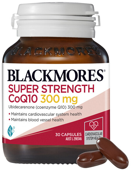 BLACKMORES®  SUPER STRENGTH CoQ10 300mg 30 Capsules