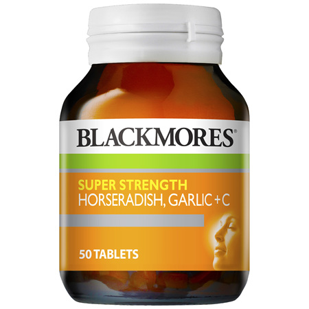 Blackmores Super Strength Horseradish Garlic + C (50)