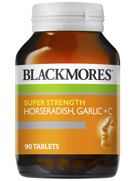 Blackmores Super Strength Horseradish Garlic + C (90)