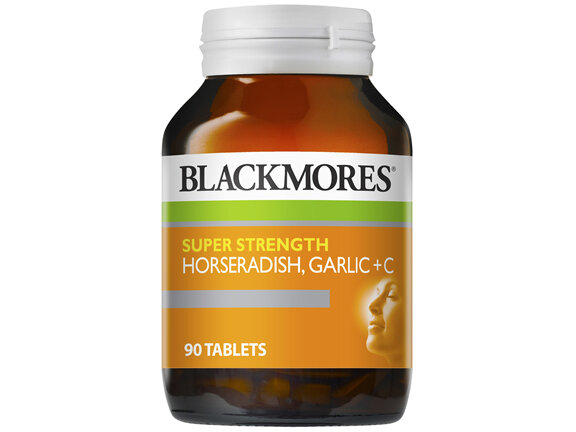 Blackmores Super Strength Horseradish Garlic + C (90)