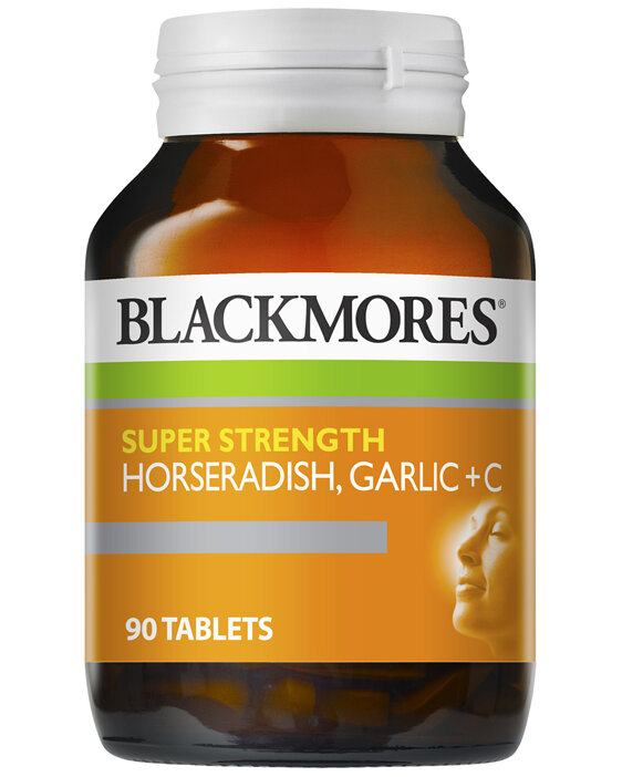 Blackmores Super Strength Horseradish Garlic + C (90)