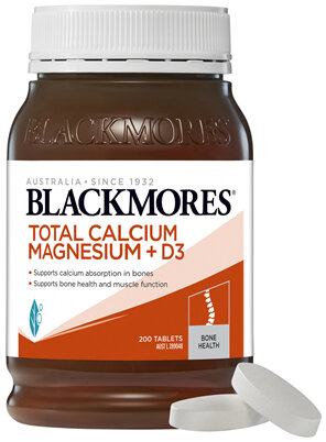 Blackmores Total Calcium Magnesium + D3 200 Tablets