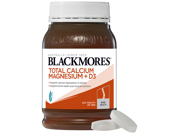 Blackmores Total Calcium Magnesium + D3 200 Tablets