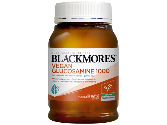 Blackmores Vegan Glucosamine 1000 200s