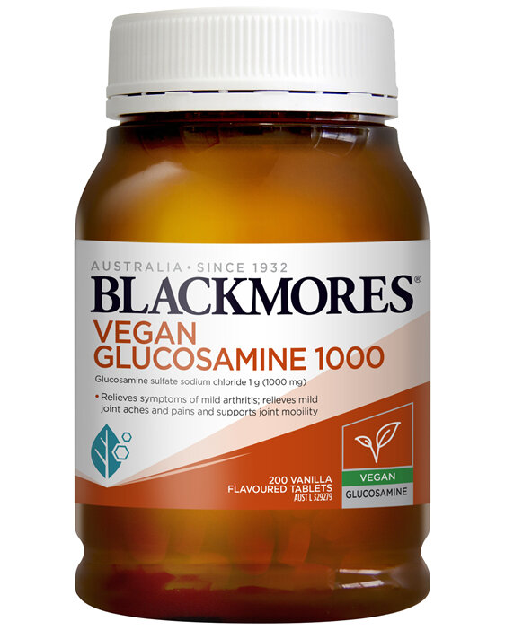 Blackmores Vegan Glucosamine 1000 200s