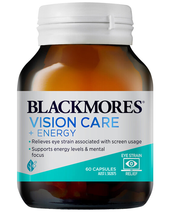 Blackmores Vision Care+Energy 60 Capsules