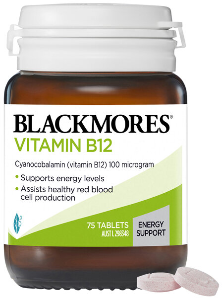 Blackmores Vitamin B12 75 Tablets
