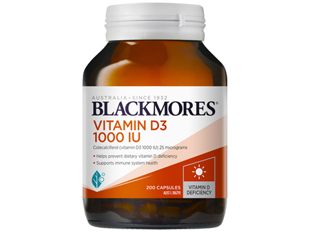 Blackmores Vitamin D3 1000IU (200)