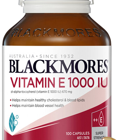 Blackmores Vitamin E 1000 IU 100 Capsules