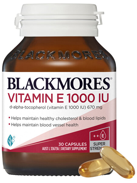 Blackmores Vitamin E 1000 IU 30 Capsules