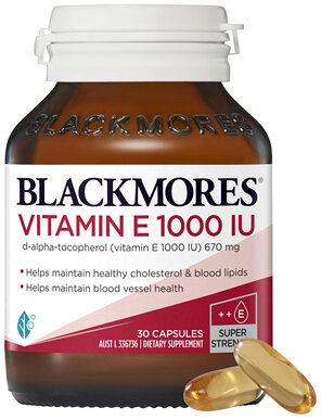 Blackmores Vitamin E 1000 IU 30 Capsules