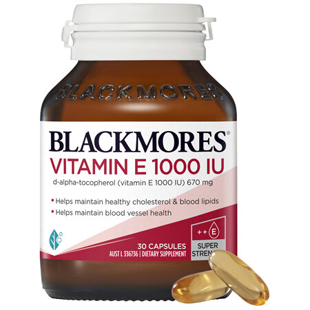 Blackmores Vitamin E 1000 IU 30 Capsules