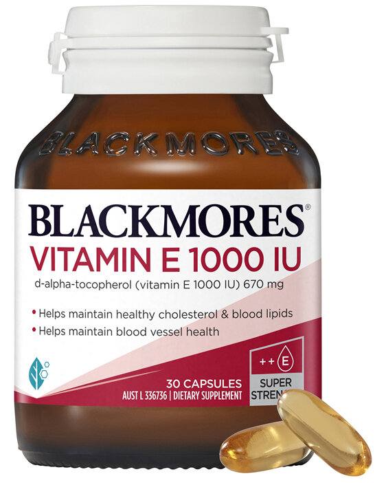 Blackmores Vitamin E 1000 IU 30 Capsules