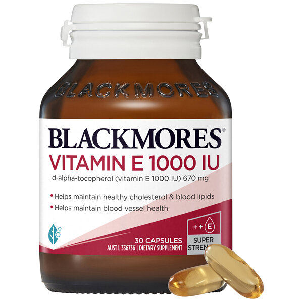 Blackmores Vitamin E 1000IU 30 capsules