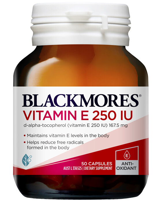 Blackmores Vitamin E 250 IU 50 Capsules