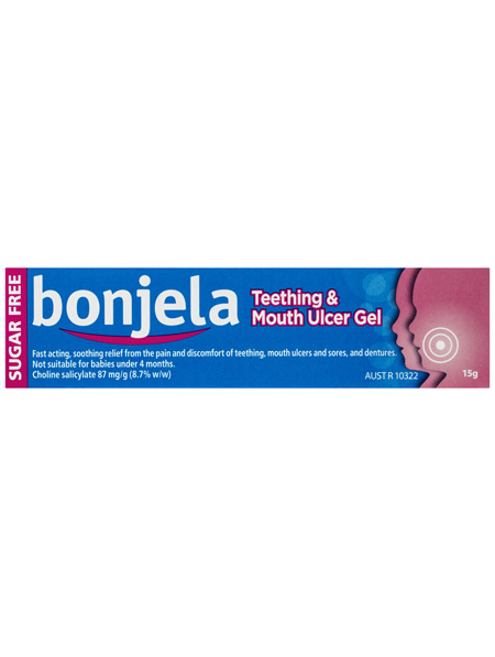 Bonjela Fast Acting Teething Gel 87mg/g Choline Salicylate 15g