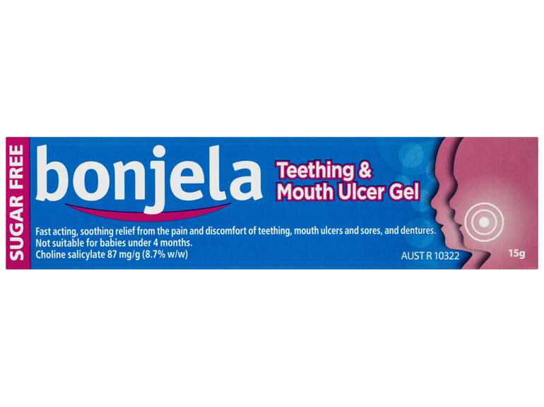 Bonjela Fast Acting Teething Gel 87mg/g Choline Salicylate 15g - Moorebank Day & Night Pharmacy