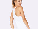 Boody Active Women's Racer Back Tank Top White Small