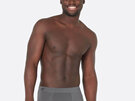 Boody Men's Mid Length Trunks Charcoal Small