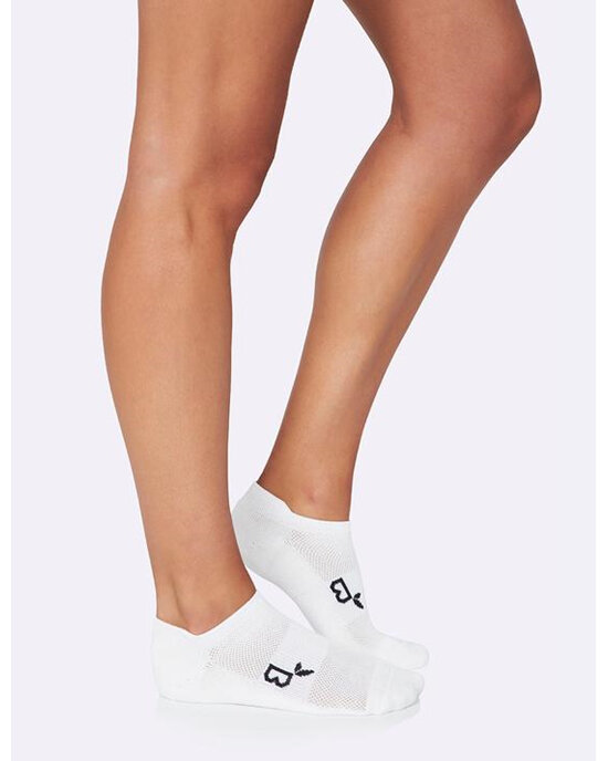 BOODY Wmns R/Mesh Sprt Sck 3-9 Wht