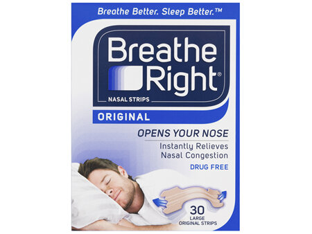 BREATH RIGHT Orig Tan Strps Lg 30pk