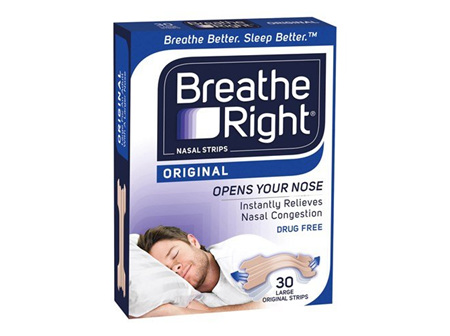 Breathe Right Nasal Strips Tan 30 Pack