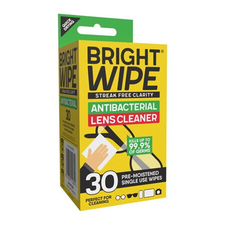 BRIGHTWIPE Lens Cleaner 30pk