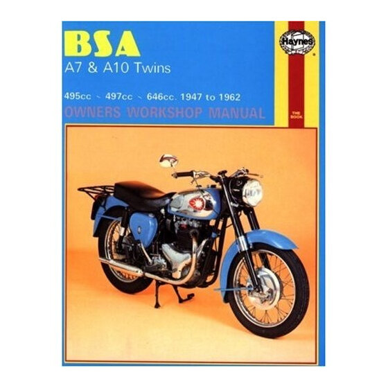 BSA A7 & A10 Workshop Manual
